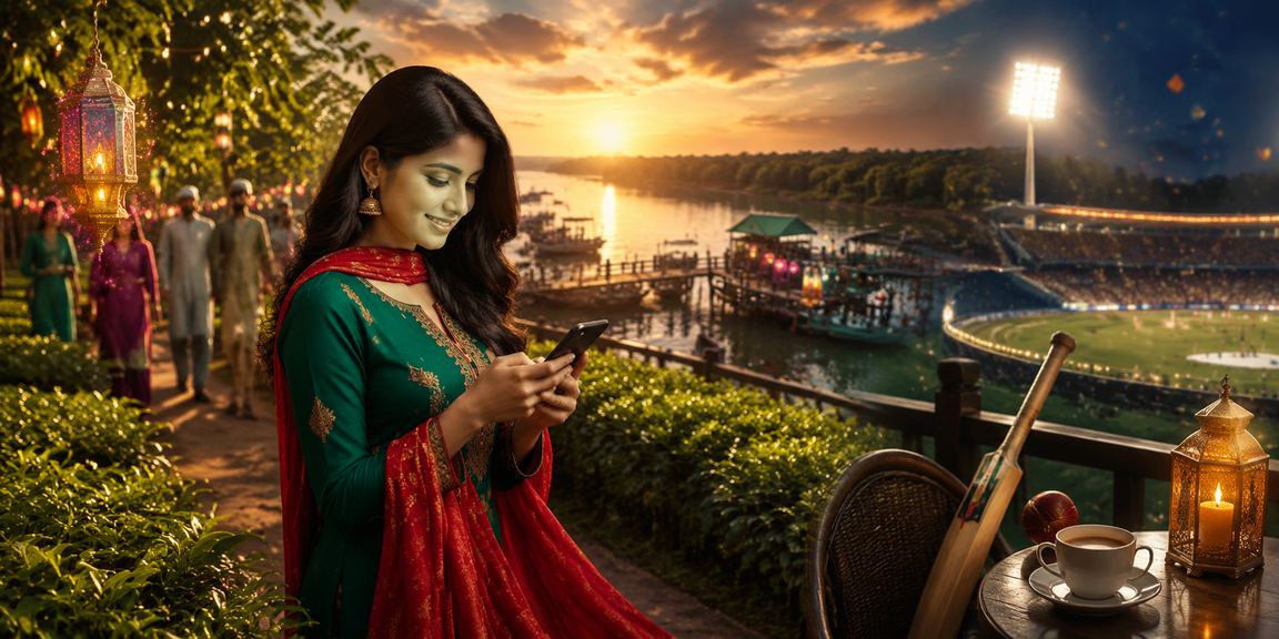 খুলনায় ঈদ উৎসবে ক্রিকেট বেটিং উপভোগরত বাংলাদেশি দর্শকদের দৃশ্য